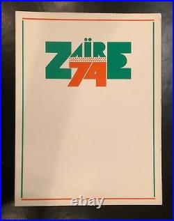 ZAIRE 74 / Mohamed Ali Milton Glaser original Vintage Stationary very rare