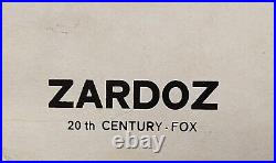 ZARDOZ MOVIE POSTER Original 1974 SEAN CONNERY 20x16 Printed Italy Vintage RARE